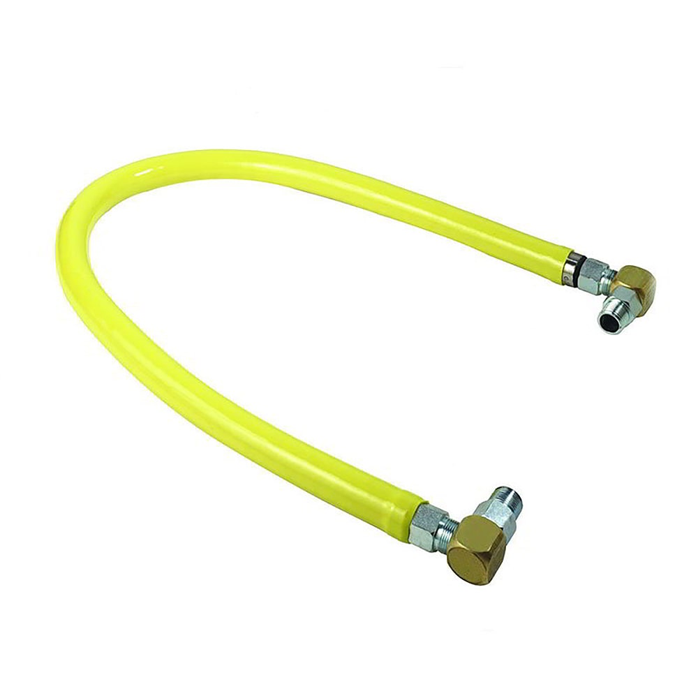 T&S HG-2C-36S 36" Gas Connector Hose w/ 1/2" Male/Male Couplings