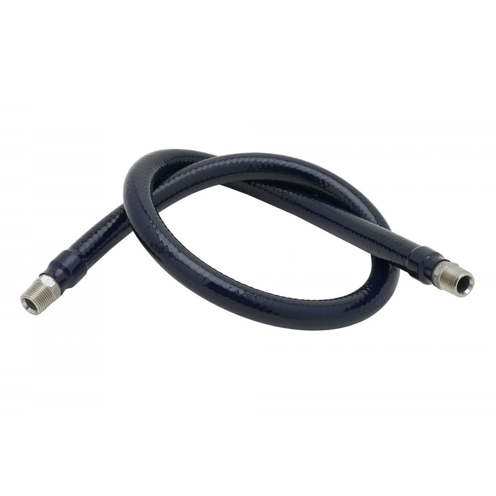 T&S HW-2B-72 72" Connector Water Hose, 3/8" w/ Male Threads