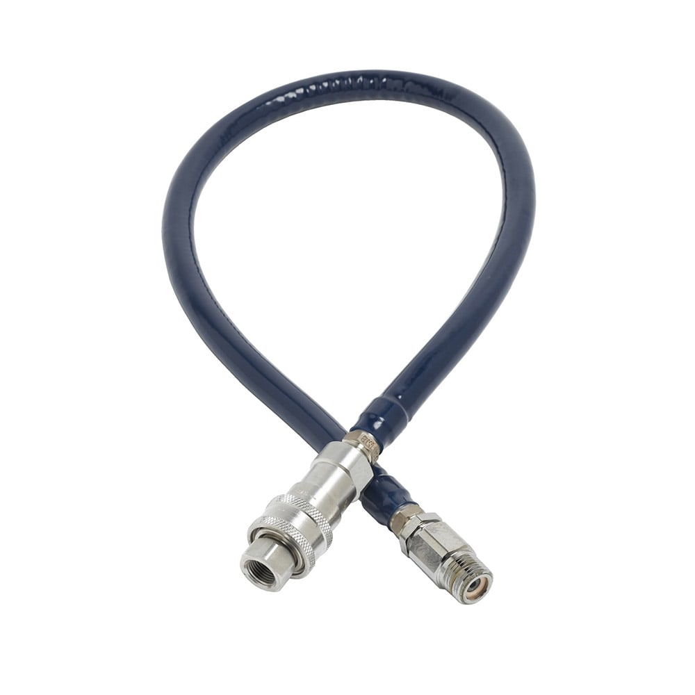 T&S HW-6C-36 36" Water Hose w/ Reverse Quick Disconnect - 1/2" NPT