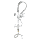 T&S MPZ2DCV06CR 23 13/16"H Deck Mount Pre Rinse Faucet - 1.15 GPM, Base with Nozzle thumbnail 2