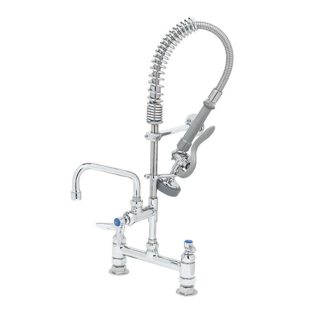 T&S MPZ-8DLN-06 24 9/16"H Deck Mount Pre Rinse Faucet - 1.15 GPM, Base with Nozzle