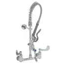 T&S MPZ8WWN08CR 22"H Wall Mount Pre Rinse Faucet - 1.15 GPM, Base with Nozzle thumbnail 2