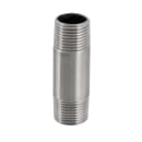 T&S S000357-30 Nipple - 3/8" x 2", Stainless Steel thumbnail 2
