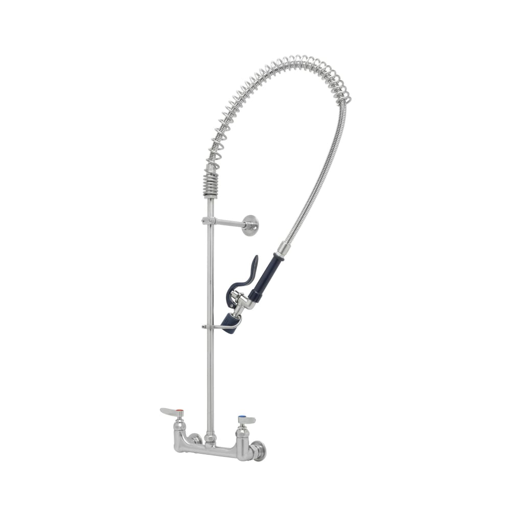 T&S S-0133-BJ 33 5/16"H Wall Mount Pre Rinse Faucet - 1.07 GPM, Base with Nozzle