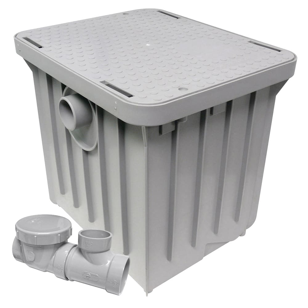 Canplas 3907A02 Endura Grease Interceptor, 7 GPM, 14 lb Capacity & 2" Connection