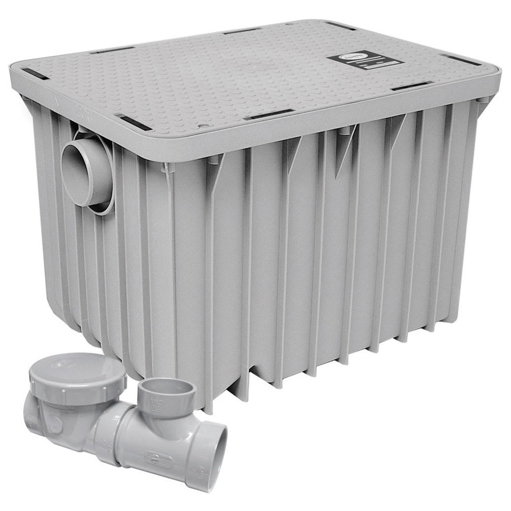 Canplas 3920A02 Grease Interceptor w/ 76 lb Capacity - 20 GPM, 2" Connection