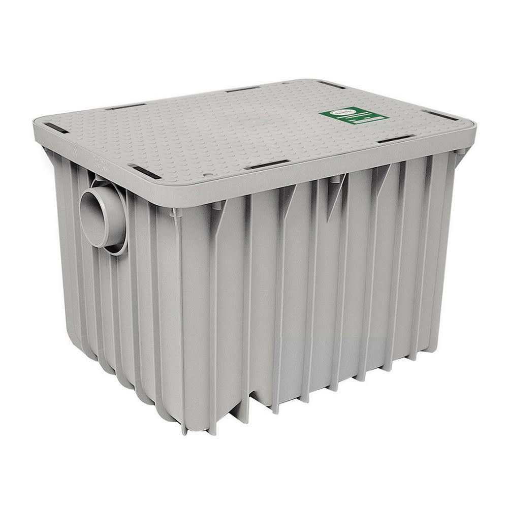 Canplas 3925A02LO Lo-Por Grease Interceptor, 11"H, 25 Gal/Min, 2" Connection