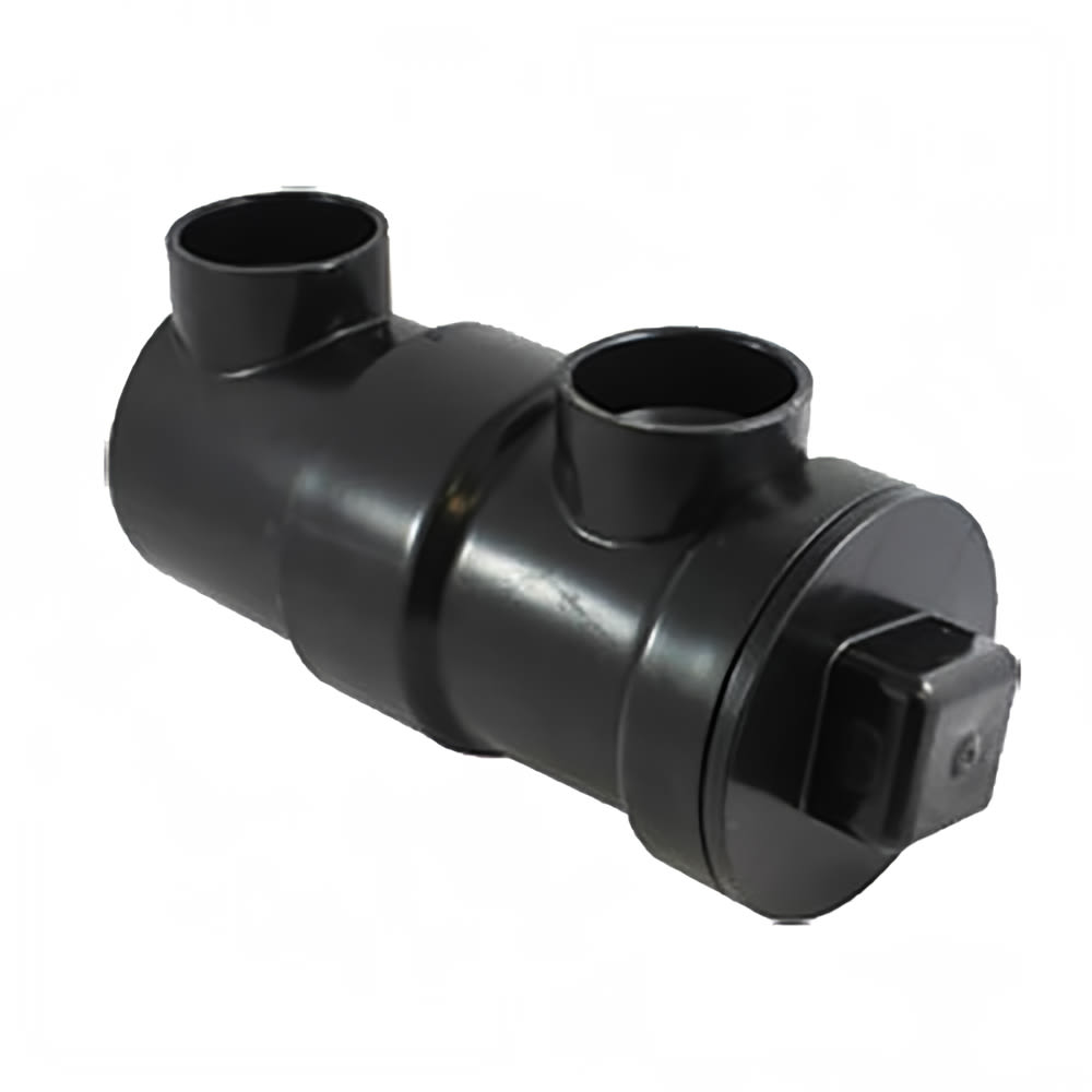 Canplas 393243A 1 1/2" Endura InLine Drain Strainer - ABS Plastic, Black