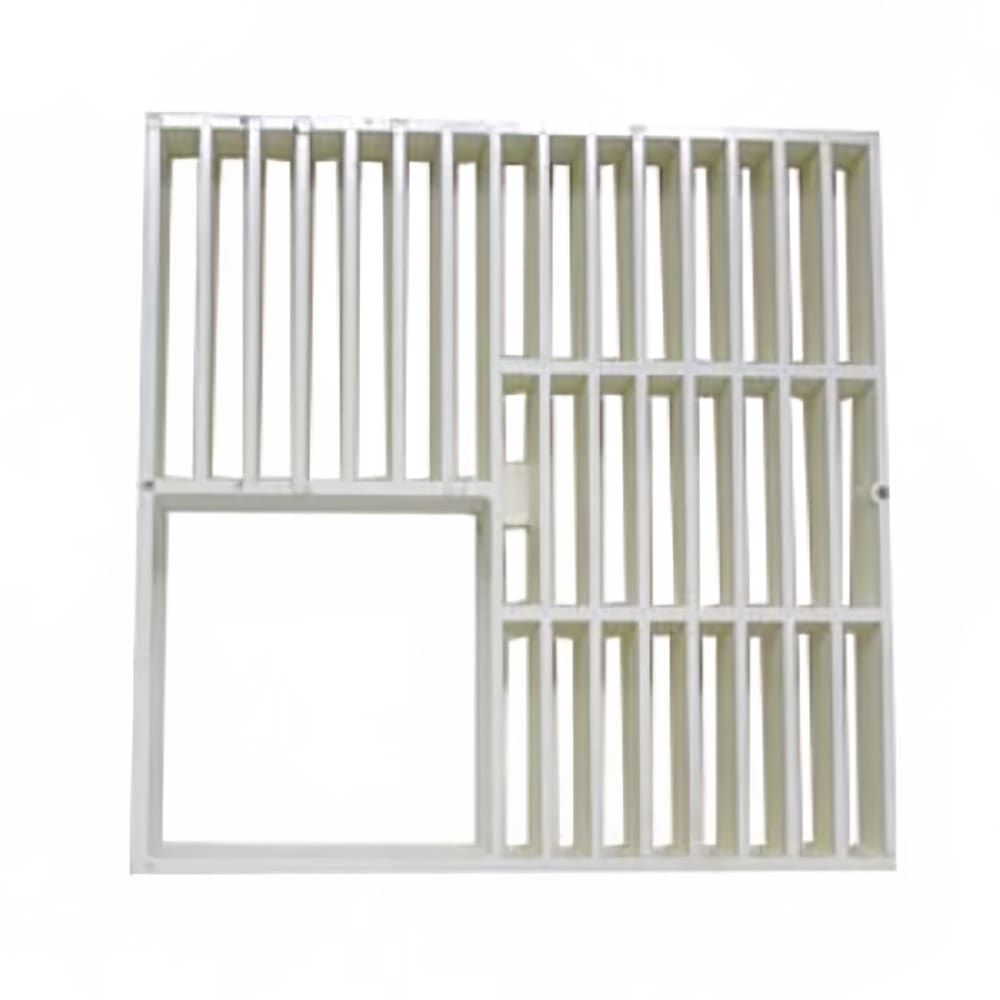 Canplas 394709B 3/4 Square Floor Sink Grate, White