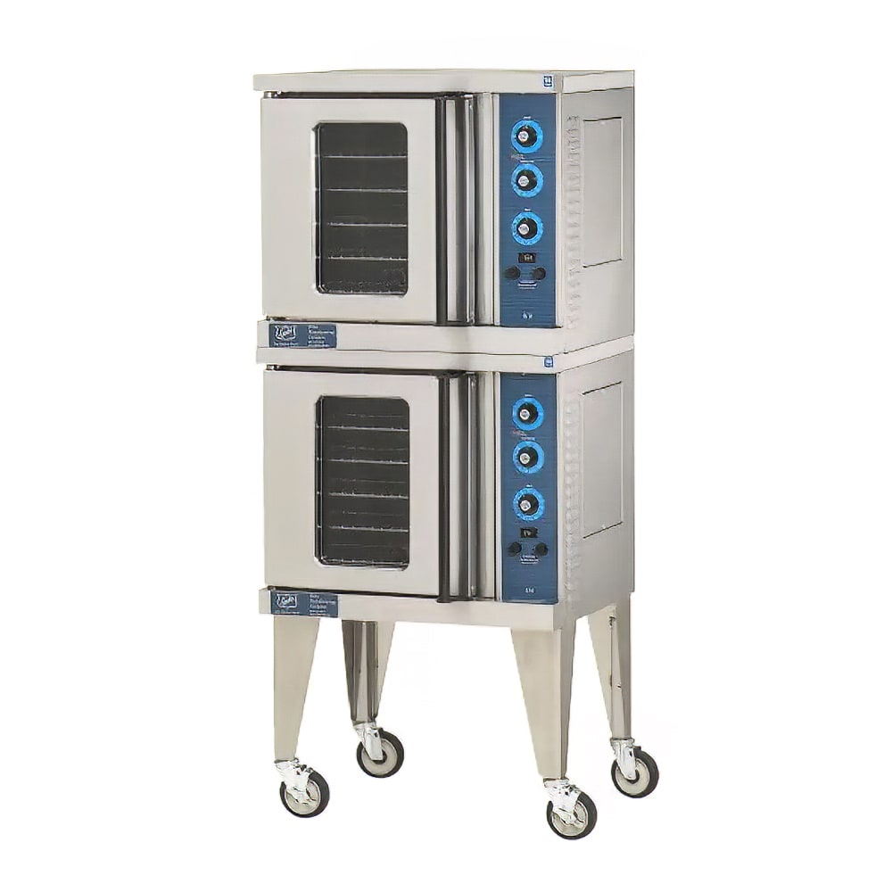 Duke 59-E4V Double Half Size Electric Convection Oven - 8.0 kW, 208v/1ph