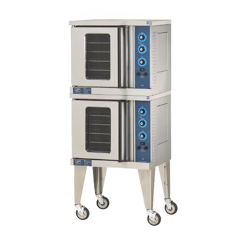 Duke 59-E4V Double Half Size Electric Convection Oven - 8.0 kW, 240v/3ph