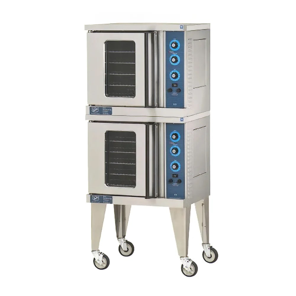 Duke 59-E4XX Double Half Size Electric Convection Oven - 8.0 kW, 240v/3ph