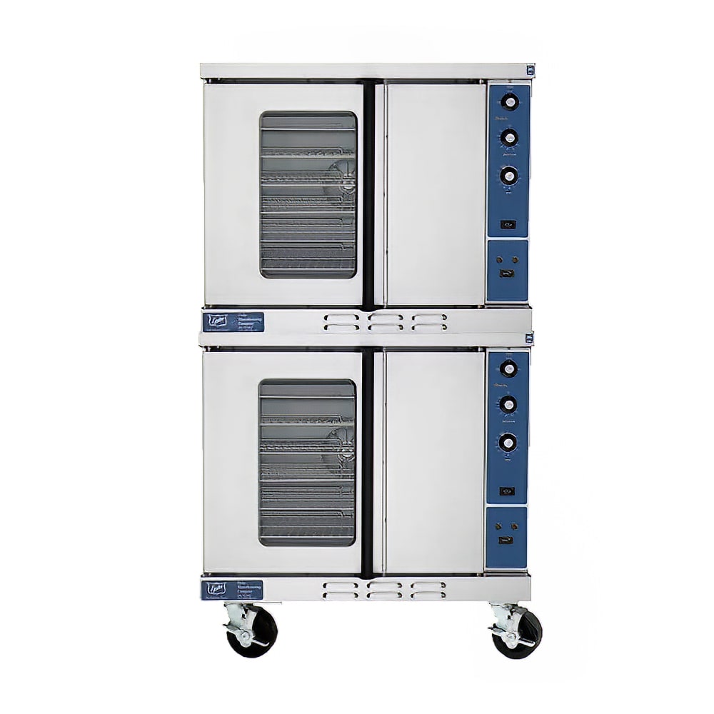 Duke 613-E2V Double Full Size Electric Convection Oven - 11kW, 208v/1ph