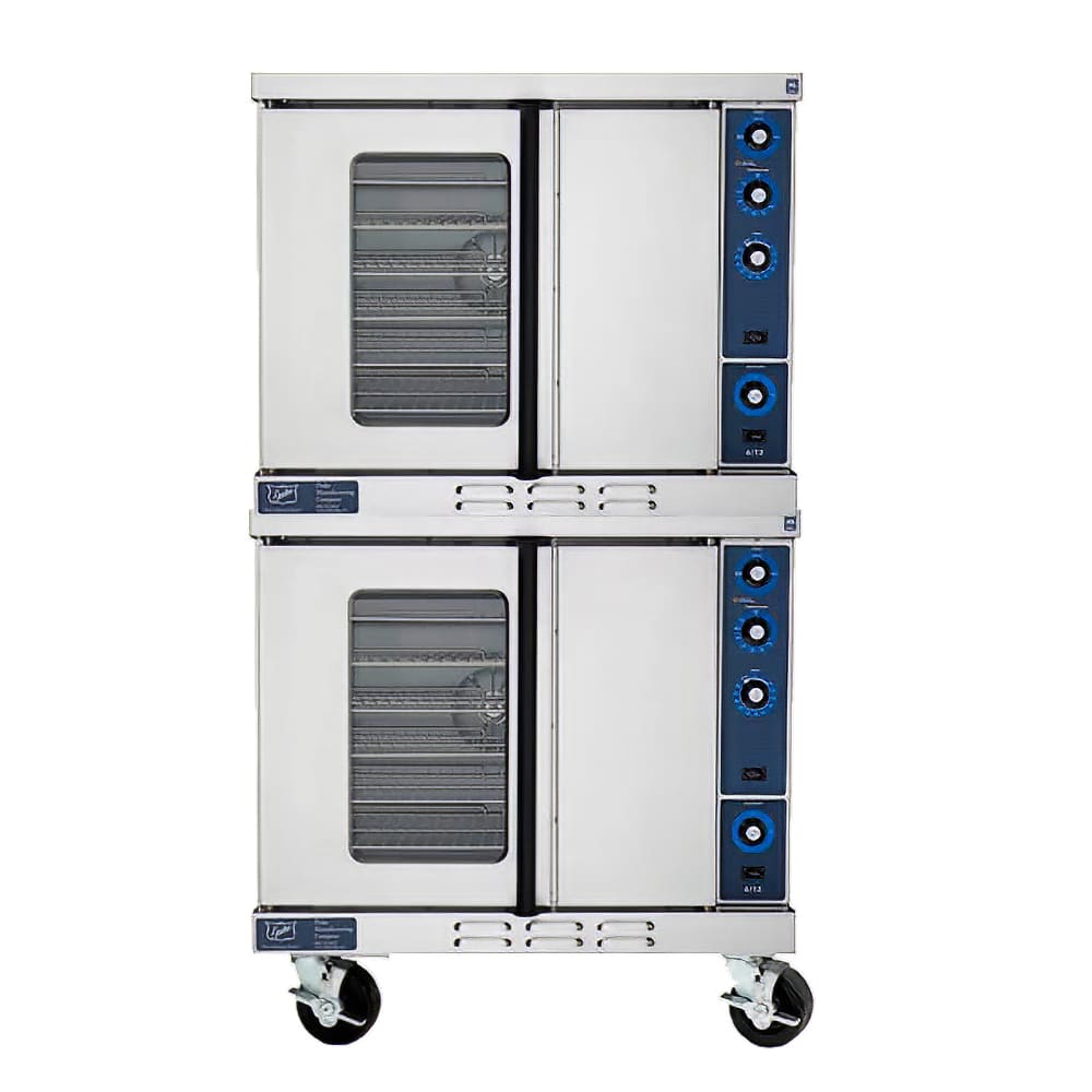 Duke 613-G2V Double Full Size Liquid Propane Gas Convection Oven - 40,000 BTU
