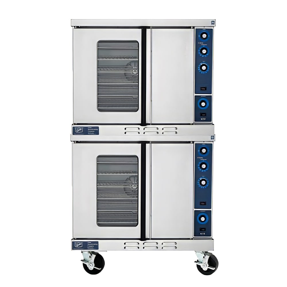 Duke 613-G4XX Double Full Size Natural Gas Convection Oven - 46,000 BTU