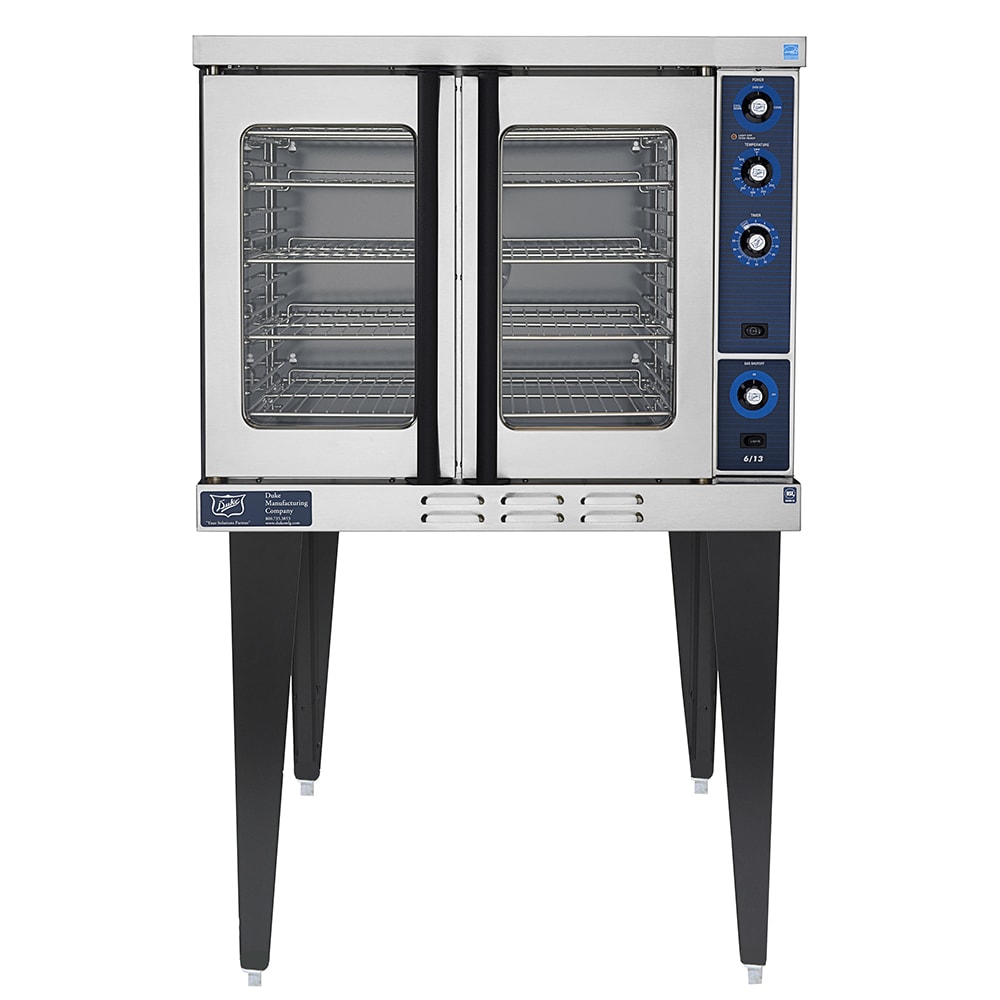 Duke 613Q-G1XX Single Full Size Natural Gas Convection Oven - 40,000 BTU