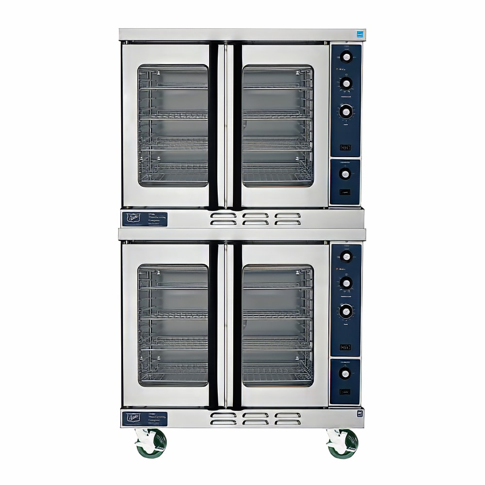 Duke 613Q-G2V Double Full Size Natural Gas Convection Oven - 40,000 BTU