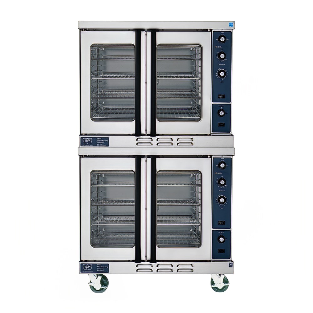 Duke 613Q-G2XX Double Full Size Natural Gas Convection Oven - 40,000 BTU