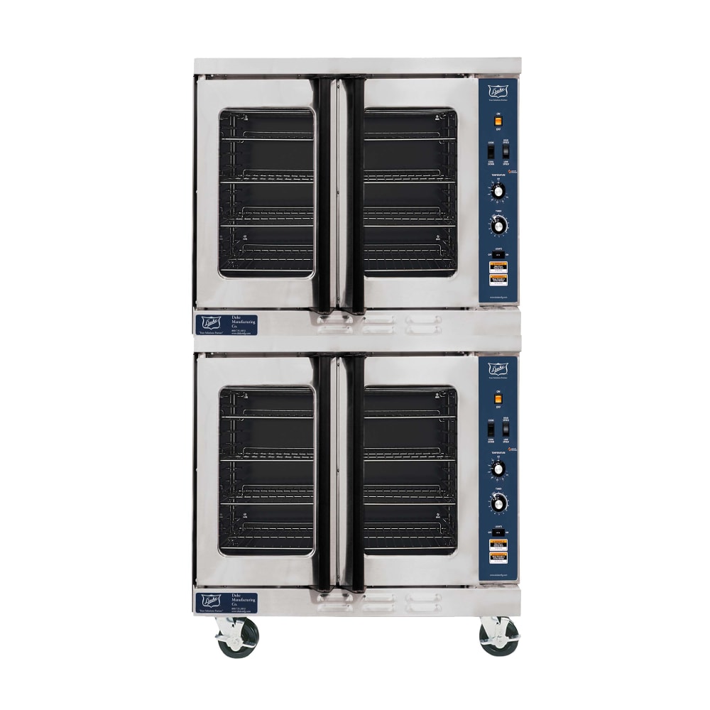 Duke E102-E Double Full Size Electric Convection Oven - 11kW, 208v/3ph