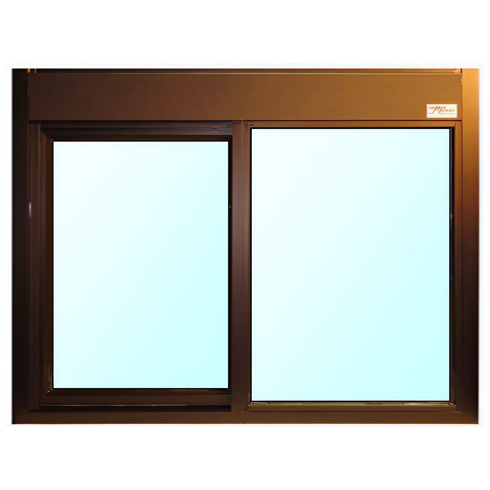 Ready Access 60021121 Model 600 47 1/2"W x 35 3/4"H Bronze Left-to-Right Manual Drive-Thru Window