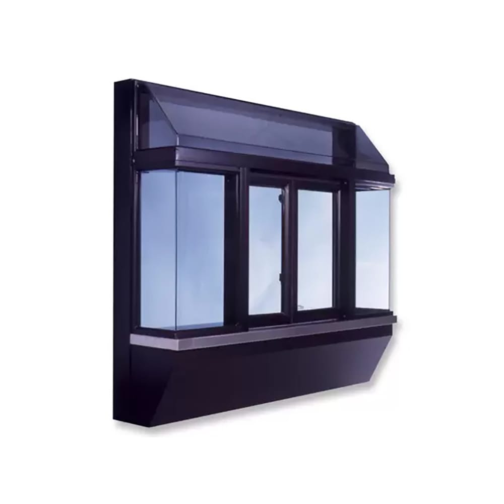 Ready Access 65153301 Model BO10 53 1/2"W x 48 3/4"H Bronze Bi-Parting Electric Drive-Thru Window