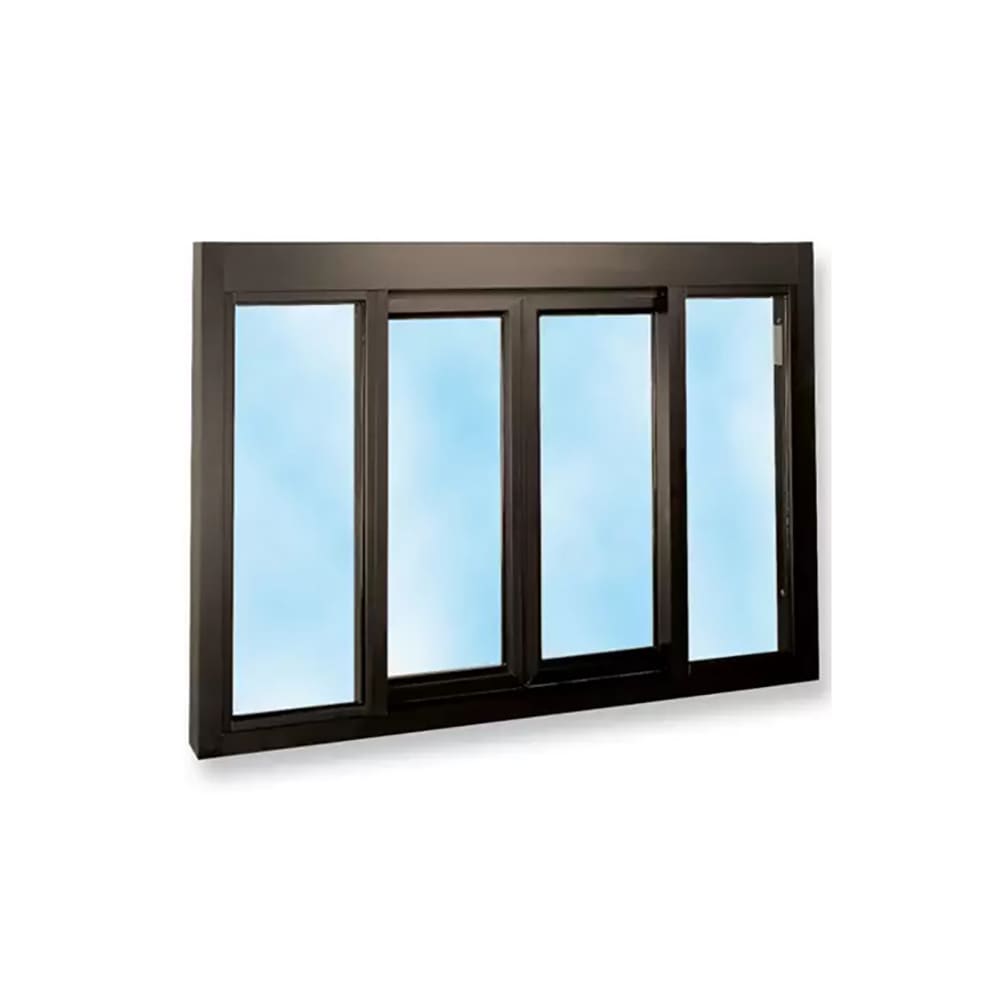 Ready Access 65162101 Model 131 53 1/2"W x 37 3/4"H Bronze Bi-Parting Electric Drive-Thru Window