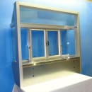 Ready Access 65163301 Model BO10 53 1/2"W x 48 3/4"H Bronze Bi-Parting Manual Drive-Thru Window thumbnail 5