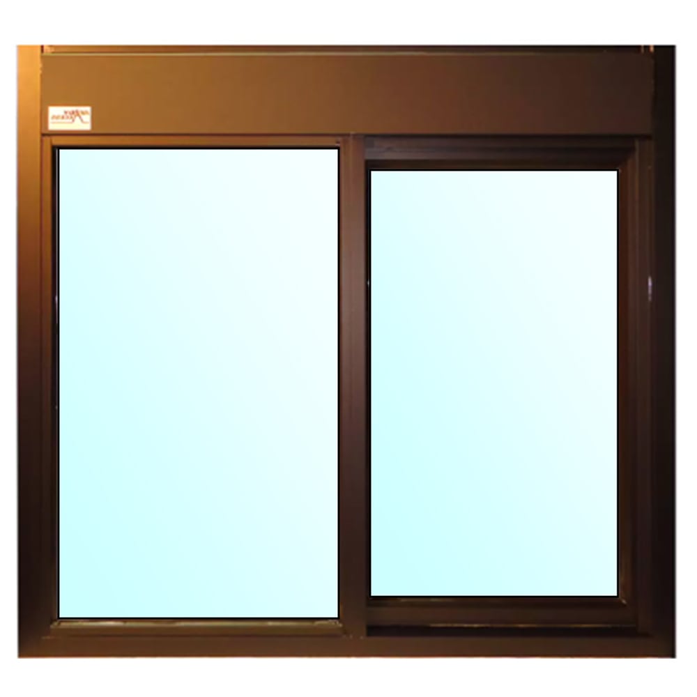 Ready Access 65227511 Model 275 47 1/2"W x 43 1/2"H Bronze Right-to-Left Manual Drive-Thru Window