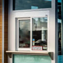 Ready Access 65227511 Model 275 47 1/2"W x 43 1/2"H Bronze Right-to-Left Manual Drive-Thru Window thumbnail 2