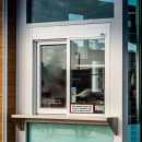 Ready Access 65327511 Model 275 47 1/2"W x 35 3/4"H Bronze Right-to-Left Manual Drive-Thru Window thumbnail 2