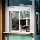 Ready Access 65327512 Model 275 47 1/2"W x 35 3/4"H Silver Right-to-Left Manual Drive-Thru Window thumbnail 2