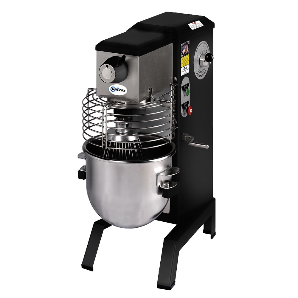 Univex SRM12+-BLK 12 qt Planetary Mixer - Countertop, 1/3 HP, Black Beauty, 115v