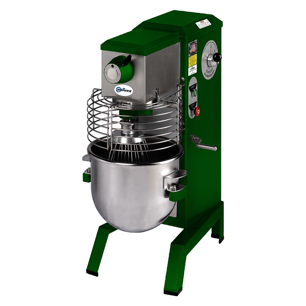 Univex SRM12+-GRN 12 qt Planetary Mixer - Countertop, 1/3 HP, Produce Green, 115v