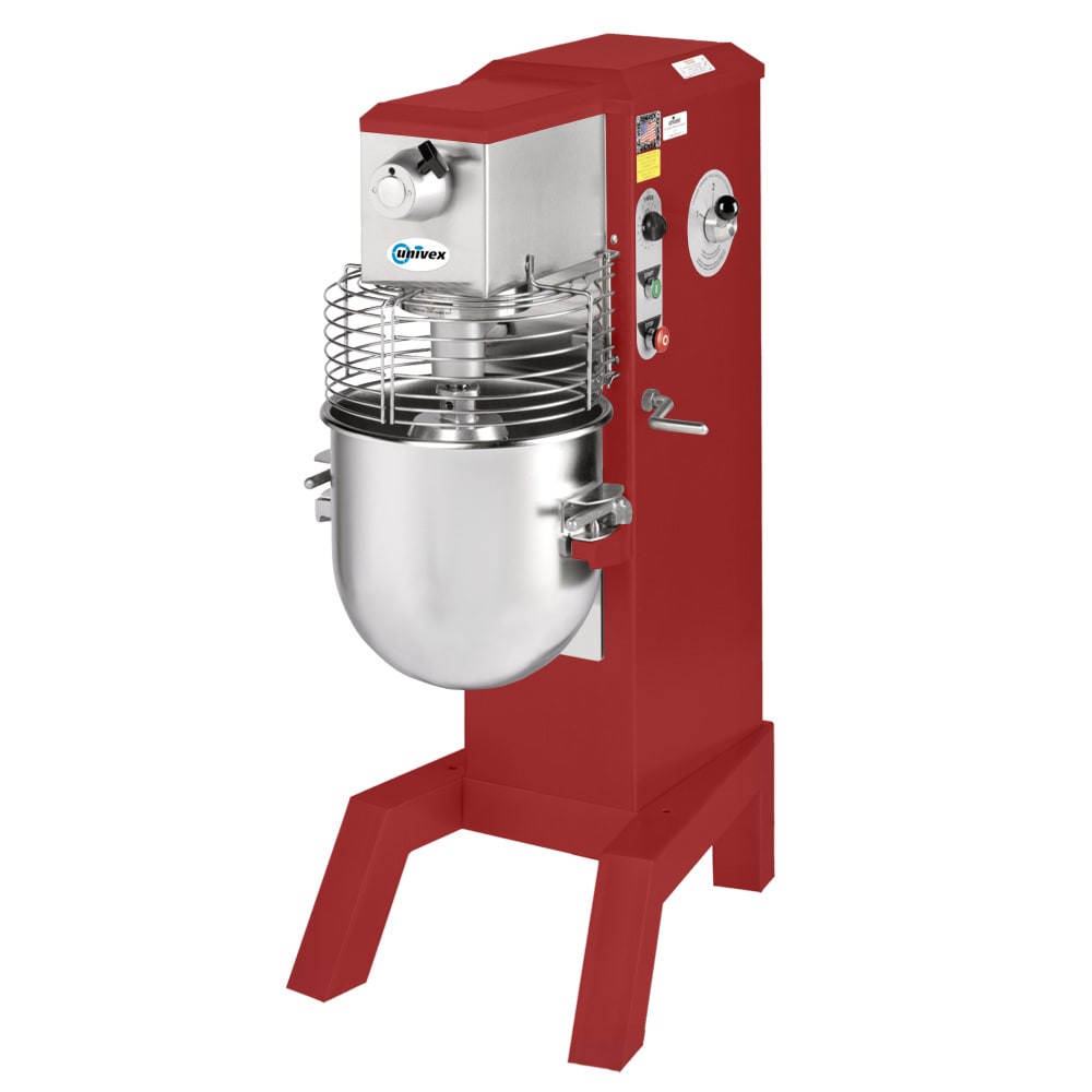 Univex SRM40+-RED 40 qt Planetary Mixer - Floor Model, 1 HP, National Red, 115v