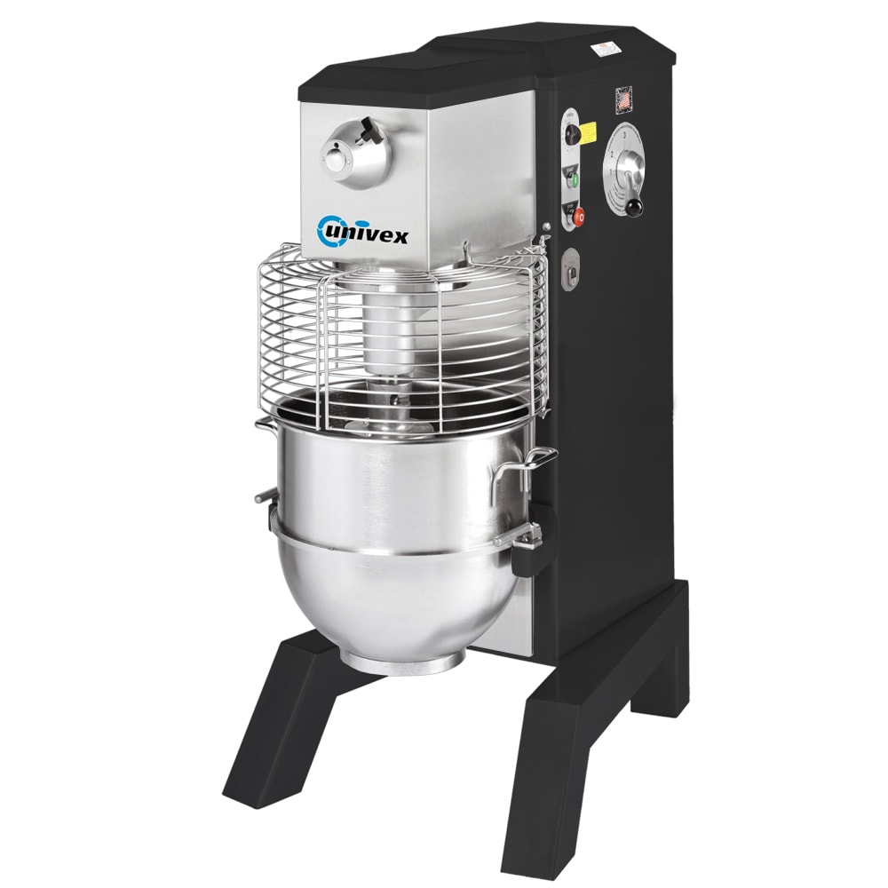 Univex SRM80+-BLK 80 qt Planetary Mixer - Floor Model, 3 HP, Black Beauty, 208-240v/1ph