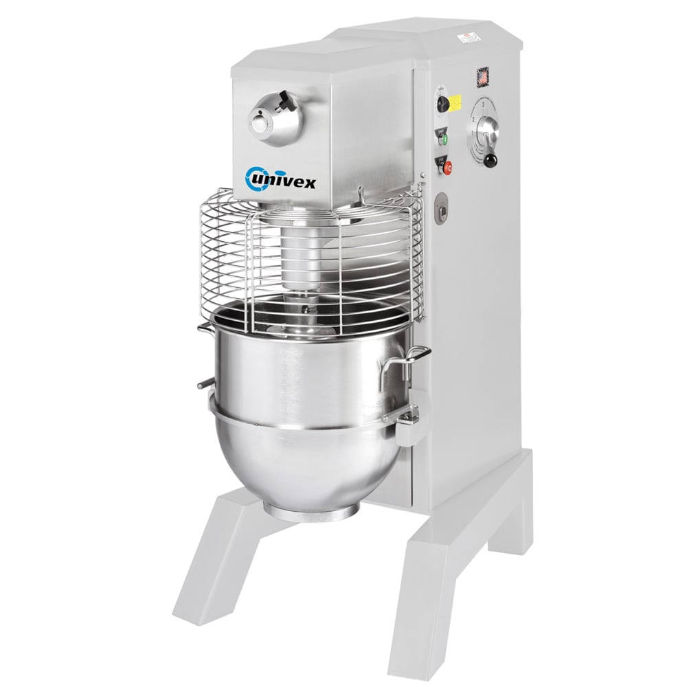 Univex SRM80+-WHT 80 qt Planetary Mixer - Floor Model, 3 HP, Appliance White, 208-240v/1ph