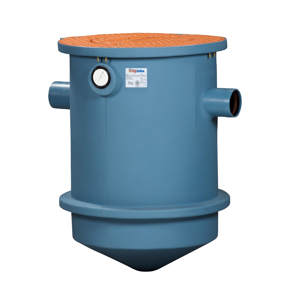 Thermaco TZ-600-6 635 lb Trapzilla® Grease Interceptor w/ 75 GPM Capacity, Polyethylene