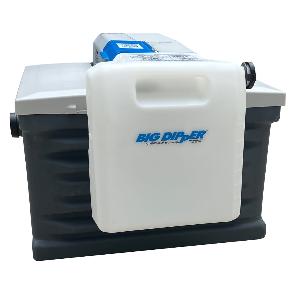 Thermaco W-250-IS-T 56 2/5 lb Big Dipper® Essential Pro Grease Trap w/ 25 GPM Capacity, Polyethylene