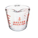 Anchor Hocking 16 oz Open Handled Glass Measuring Cup w/ Red Lettering (55177L20) thumbnail 3