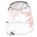 Anchor Hocking 32 oz Open Handled Measuring Cup w/ Red Lettering (55178L20) thumbnail 4