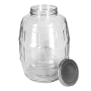 Anchor Hocking 2 1/2 gal Barrel Jar w/ Handle & Brushed Aluminum Lid (85679AHG17) thumbnail 3