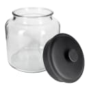 Anchor Hocking 1 1/2 gallon Modern Montana Jar, Black Metal Cover (88904AHG17) thumbnail 2