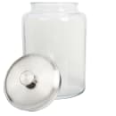 Anchor Hocking 2 1/2 gal Montana Jar w/ Brushed Aluminum Metal Cover, 12 x 6 3/8 x 8 5/8" (95507AHG17) thumbnail 2