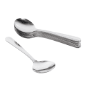 Winco 0001-04 6" Bouillon Spoon with 18/0 Stainless Grade, Dominion Pattern thumbnail 7