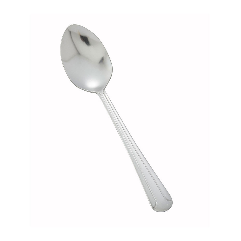 Winco 0001-10 7 5/8" Tablespoon with 18/0 Stainless Grade, Dominion Pattern