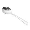 Winco 0002-04 6" Bouillon Spoon with 18/0 Stainless Grade, Windsor Pattern thumbnail 2