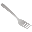 Winco 0002-06 6 1/4" Salad Fork with 18/0 Stainless Grade, Windsor Pattern thumbnail 3