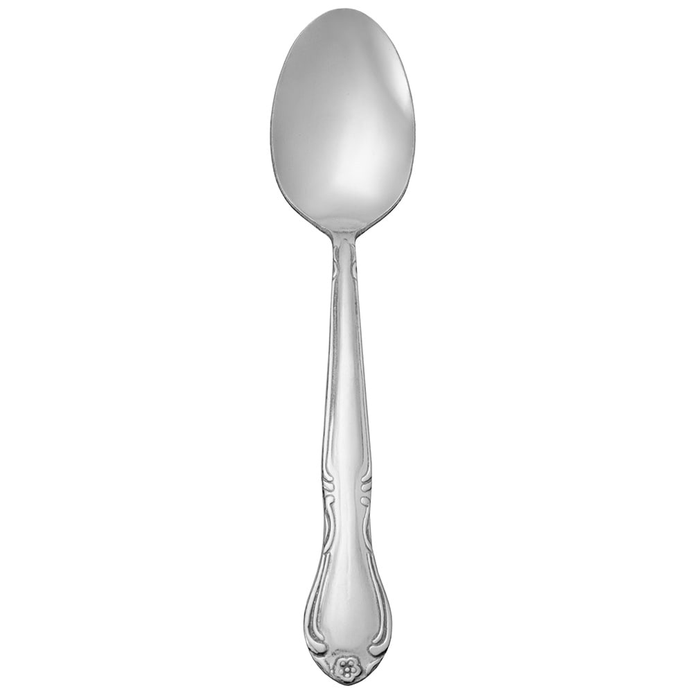 Winco 0004-01 6 3/8" Teaspoon with 18/0 Stainless Grade, Elegance Pattern