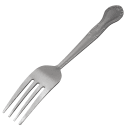 Winco 0004-05 7 1/4" Dinner Fork with 18/0 Stainless Grade, Elegance Pattern thumbnail 3