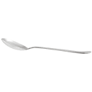 Winco 0005-04 6 1/8" Bouillon Spoon with 18/0 Stainless Grade, Dots Pattern thumbnail 3